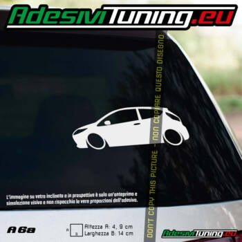 Adesivo Profilo Laterale Fiesta MK7 3P Adesivi Tuning per Auto - Stickers Decals
